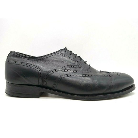 Foot Joy FJ Classics Black Leather Wingtip Oxfords Shoes Men\'s 9.5 EEE / 3 E main image 6